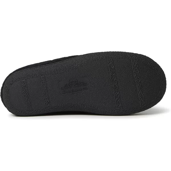 Dearfoams Women's Leslie Washable Memory Foam Terry Clog with Wide Widths Slippers