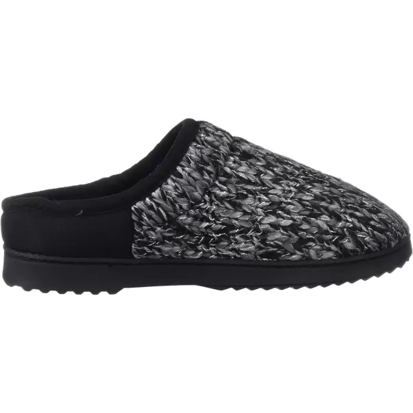 Dearfoams Women's Marled Sparkle Knit Clog Slipper