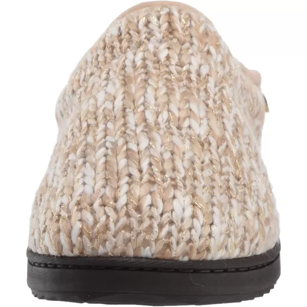 Dearfoams Women's Marled Sparkle Knit Clog Slipper