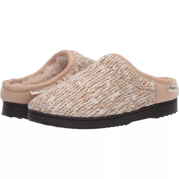 Dearfoams Women's Marled Sparkle Knit Clog Slipper