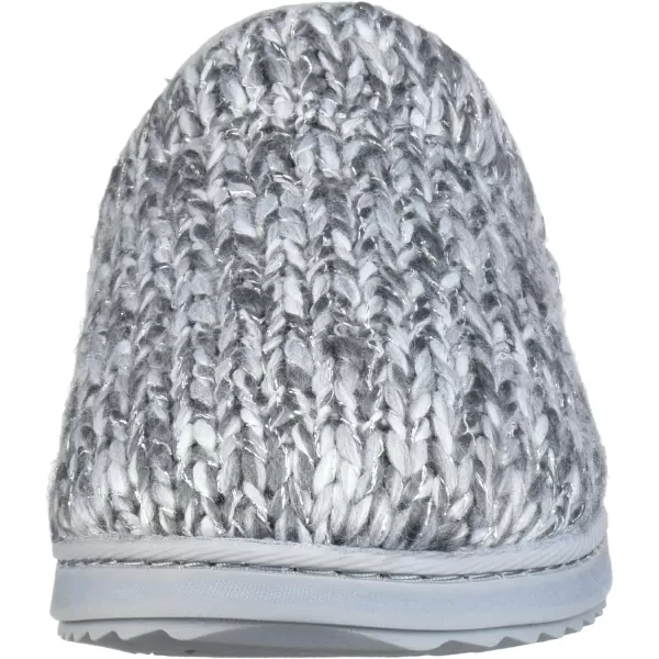 Dearfoams Women's Marled Sparkle Knit Clog Slipper