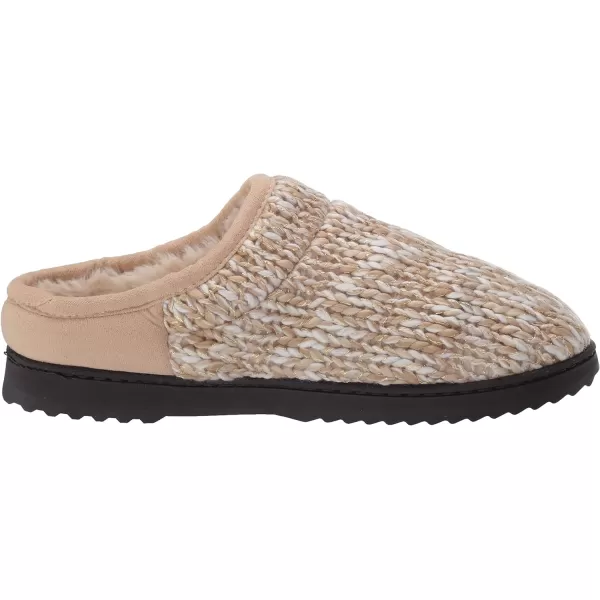 Dearfoams Women's Marled Sparkle Knit Clog Slipper