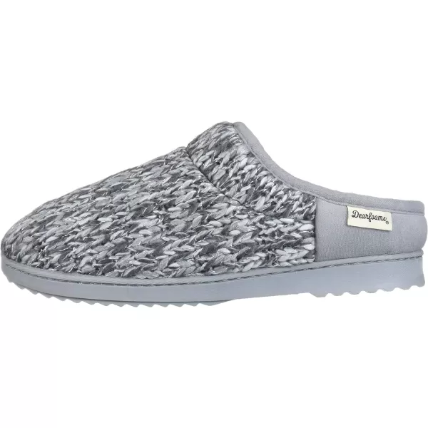 Dearfoams Women's Marled Sparkle Knit Clog Slipper