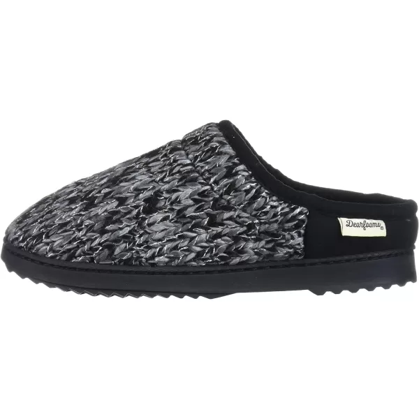 Dearfoams Women's Marled Sparkle Knit Clog Slipper