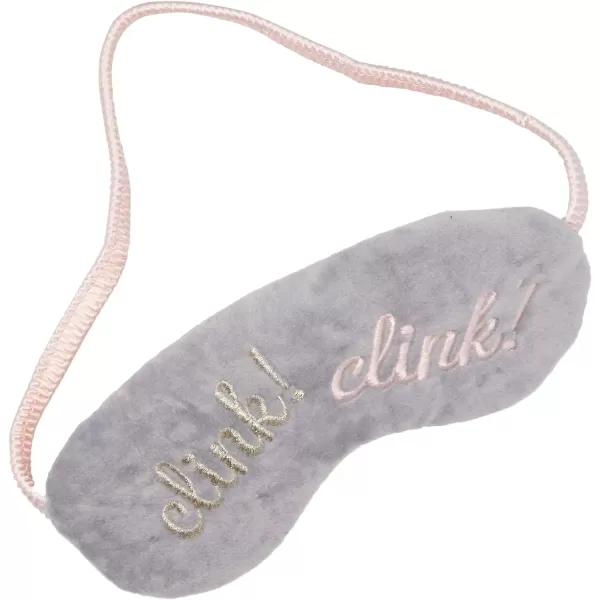 Dearfoams Women's Novelty Scuff with Eye Mask Slipper