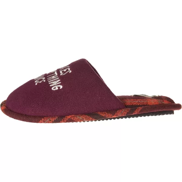 Dearfoams Women's Novelty Scuff with Eye Mask Slipper