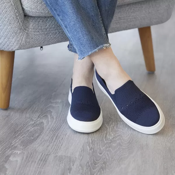 Dearfoams Women's Slip-On Lightweight Comfortable Sophie Loafers with Arch Support