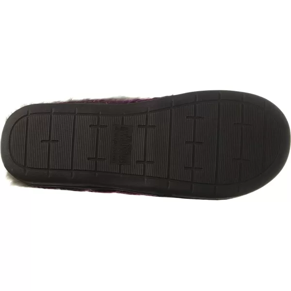 Dearfoams Women's Space-dye Cable Knit Clog Slipper