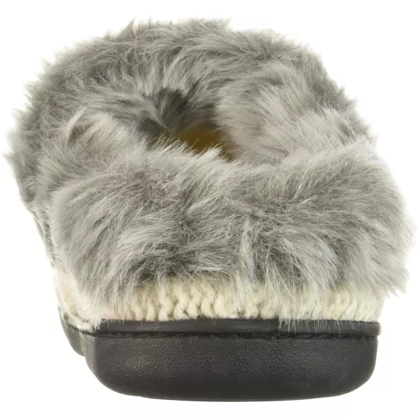 Dearfoams Women's Space-dye Cable Knit Clog Slipper