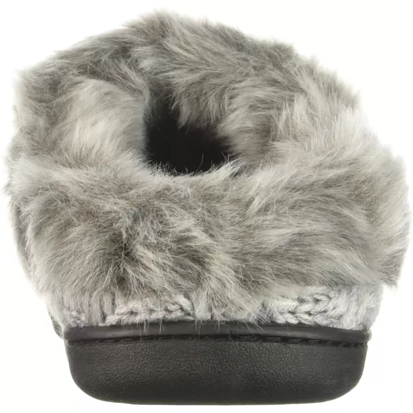 Dearfoams Women's Space-dye Cable Knit Clog Slipper