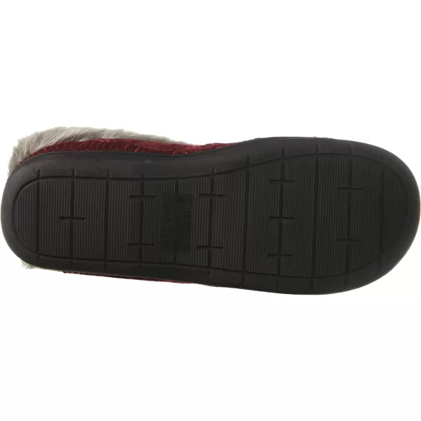 Dearfoams Women's Space-dye Cable Knit Clog Slipper