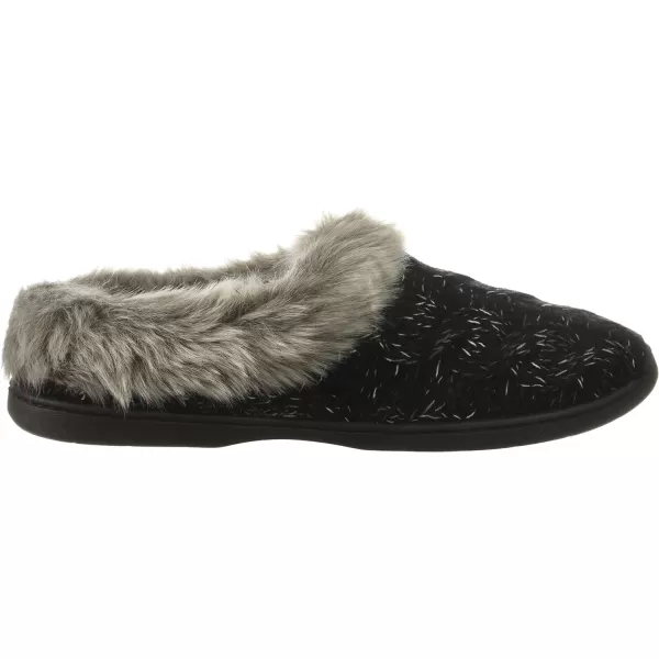 Dearfoams Women's Space-dye Cable Knit Clog Slipper