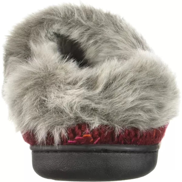 Dearfoams Women's Space-dye Cable Knit Clog Slipper
