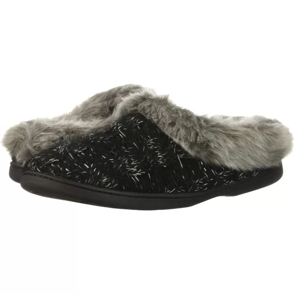 Dearfoams Women's Space-dye Cable Knit Clog Slipper