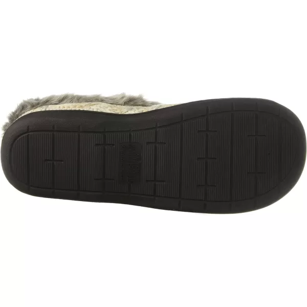 Dearfoams Women's Space-dye Cable Knit Clog Slipper