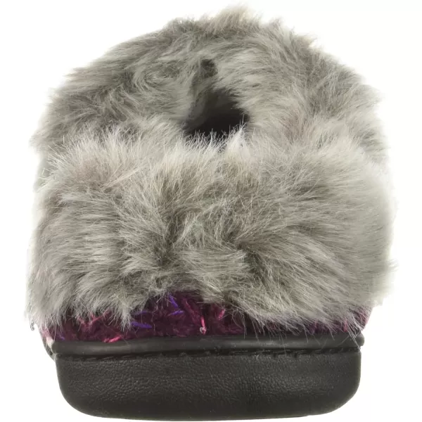 Dearfoams Women's Space-dye Cable Knit Clog Slipper