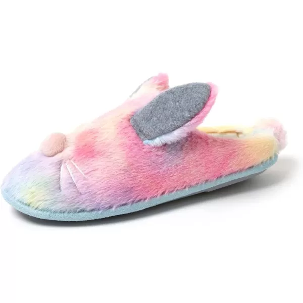 Dearfoams Easter Basket Stuffers Gifts for Kids Family Matching Fuzzy Bunny Slippers