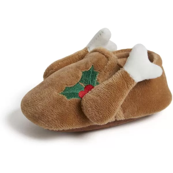 Dearfoams Matching Family Holiday Christmas Reindeer &amp; Turkey Scuff