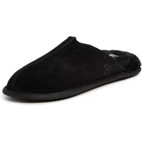 Dearfoams Men's Bradford Suede Closed Toe Indoor/Outdoor Scuff Slipper