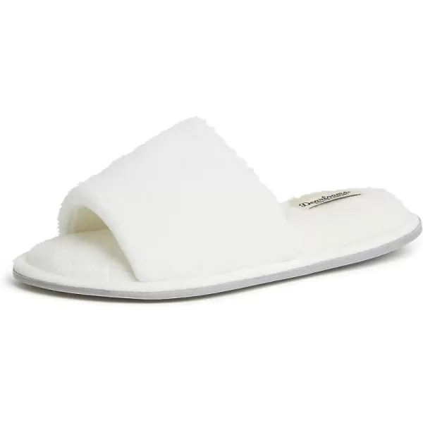 Dearfoams Women's Beatrice Velour Slide Slipper