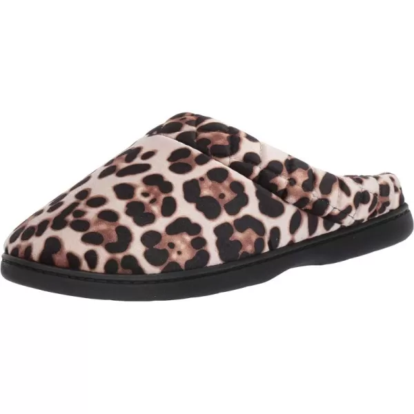 Dearfoams Women's Indoor/Outdoor Memory Foam Darcy Microfiber Velour Clog, Wide Widths Slipper