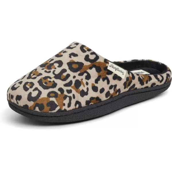 Dearfoams Women's Lacey Machine Washable Memory Foam Comfort Easy on/Off Clog Slipper