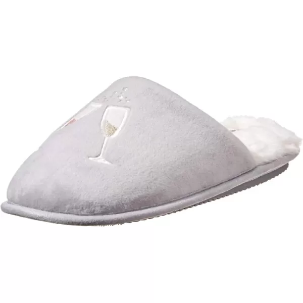 Dearfoams Women's Novelty Scuff with Eye Mask Slipper