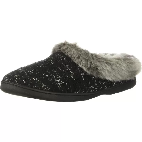 Dearfoams Women's Space-dye Cable Knit Clog Slipper