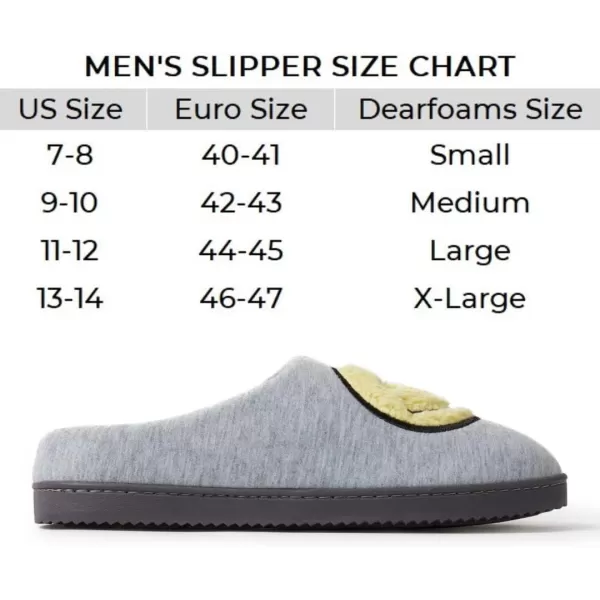Dearfoams Smile Icon Retro Preppy Men's &amp; Women's Slipper