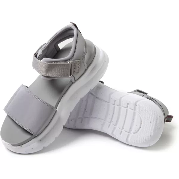 Dearfoams Women's Lightweight Comfortable Adjustable Platform Sandal