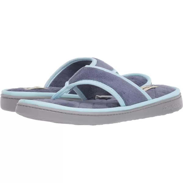Dearfoams Women's Melanie Terry Thong Slipper