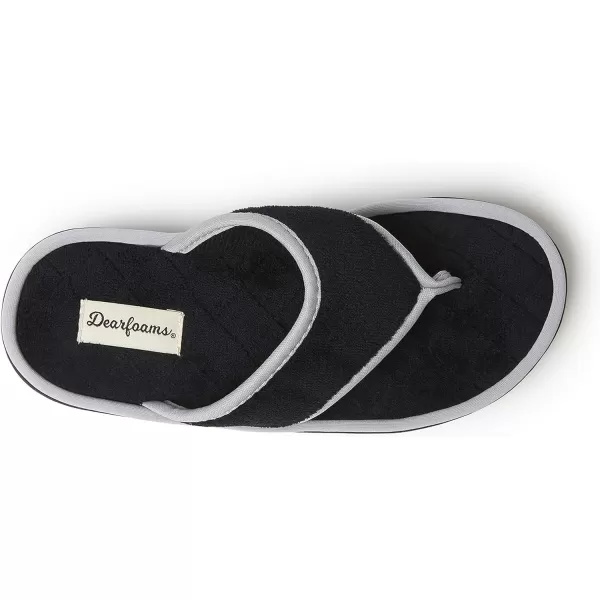 Dearfoams Women's Melanie Terry Thong Slipper
