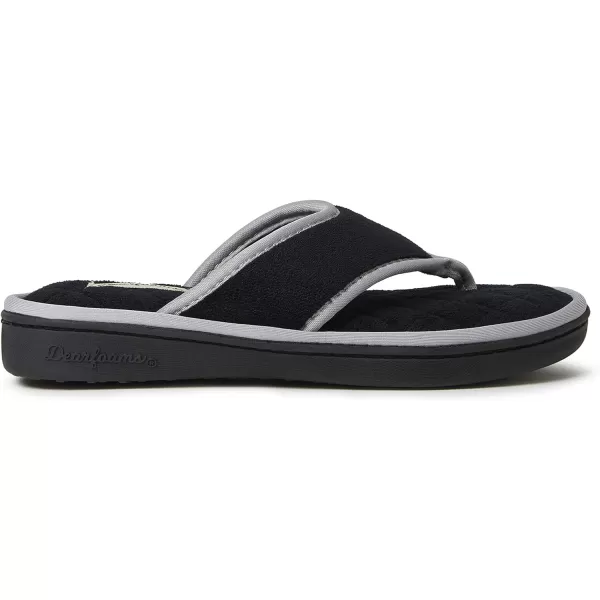 Dearfoams Women's Melanie Terry Thong Slipper