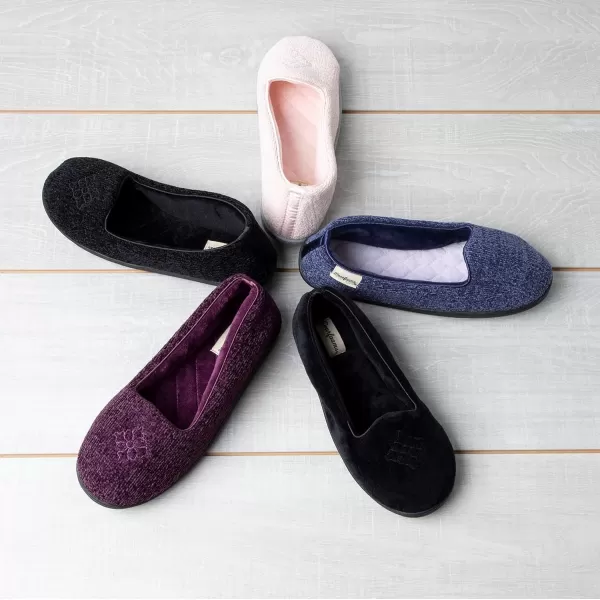 Dearfoams Women's Rebecca Chenille Closed Back Slipper