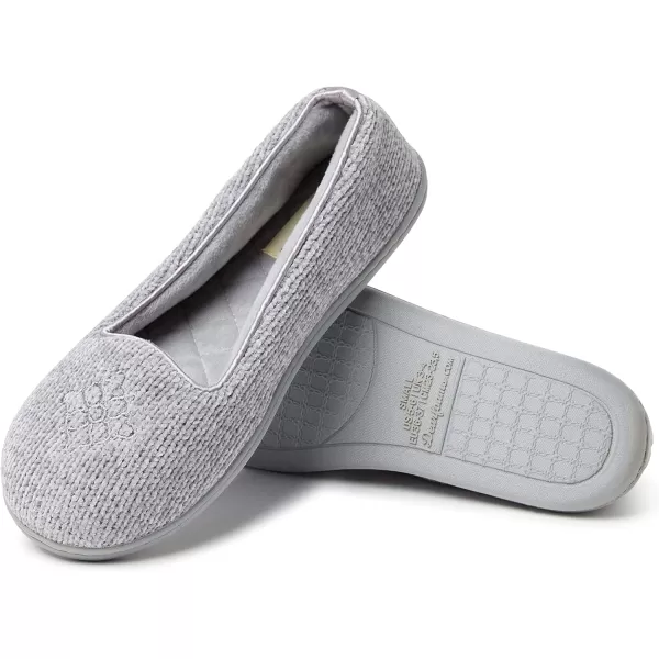 Dearfoams Women's Rebecca Chenille Closed Back Slipper