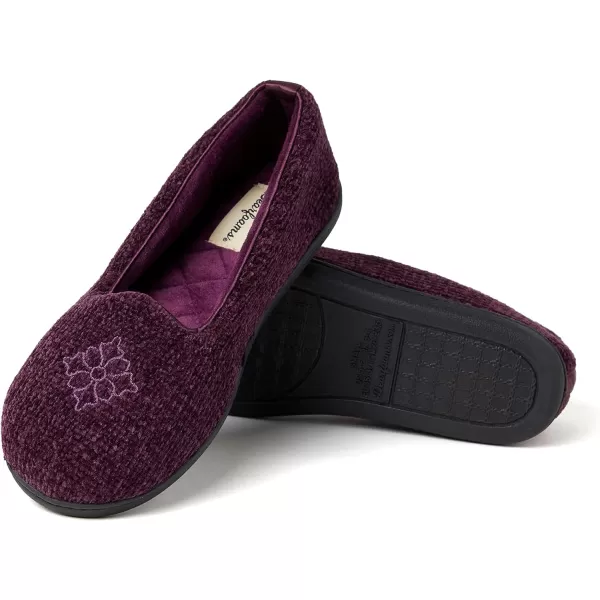 Dearfoams Women's Rebecca Chenille Closed Back Slipper