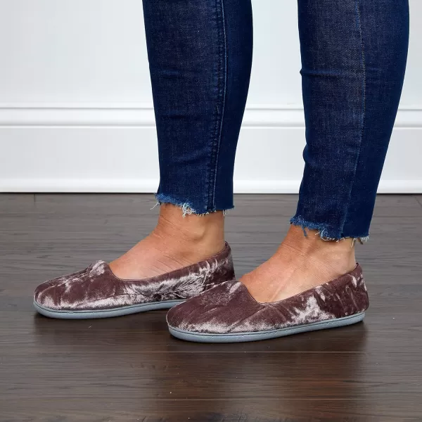 Dearfoams Women's Rebecca Chenille Closed Back Slipper