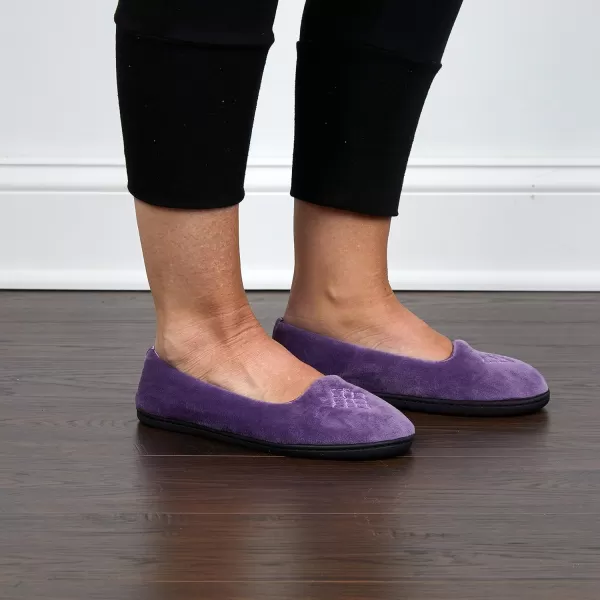 Dearfoams Women's Rebecca Chenille Closed Back Slipper