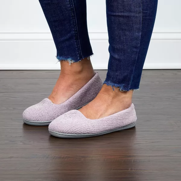 Dearfoams Women's Rebecca Chenille Closed Back Slipper