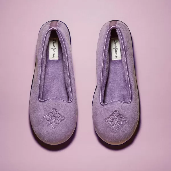 Dearfoams Women's Rebecca Chenille Closed Back Slipper