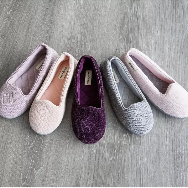 Dearfoams Women's Rebecca Chenille Closed Back Slipper