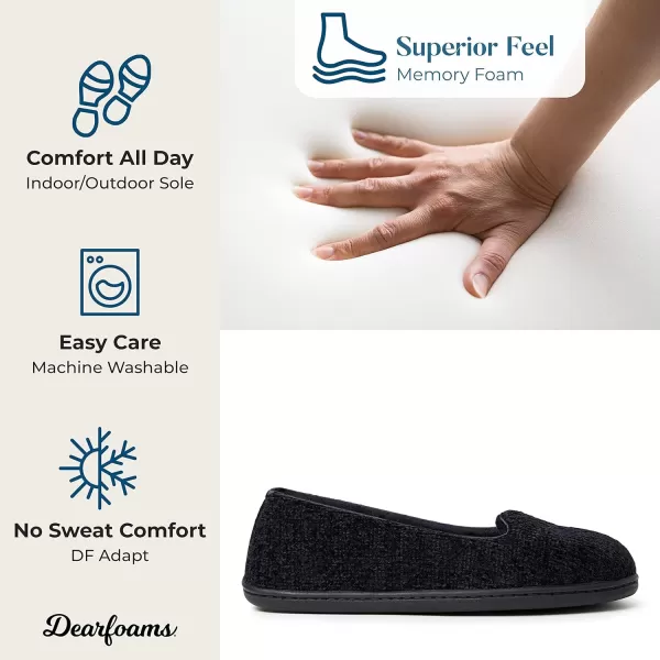 Dearfoams Women's Rebecca Chenille Closed Back Slipper