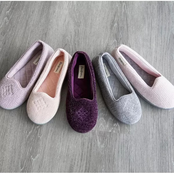 Dearfoams Women's Rebecca Chenille Closed Back Slipper