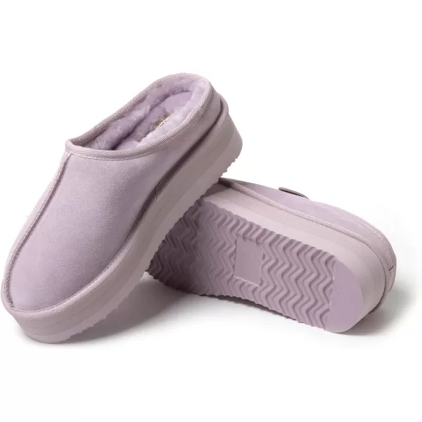 Fireside by Dearfoams Women's Greta Shearling Indoor/Outdoor Clog Slipper