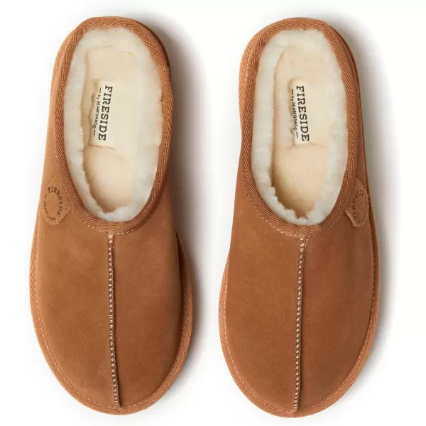 Fireside by Dearfoams Women's Greta Shearling Indoor/Outdoor Clog Slipper