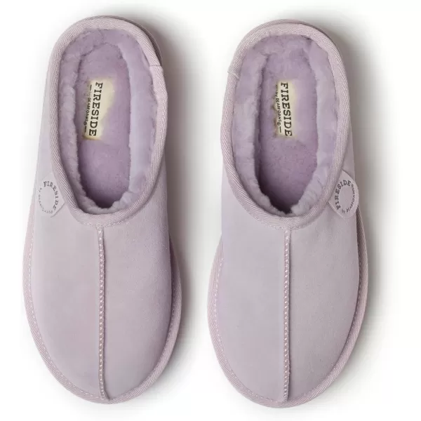 Fireside by Dearfoams Women's Greta Shearling Indoor/Outdoor Clog Slipper