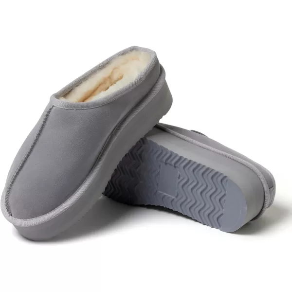 Fireside by Dearfoams Women's Greta Shearling Indoor/Outdoor Clog Slipper