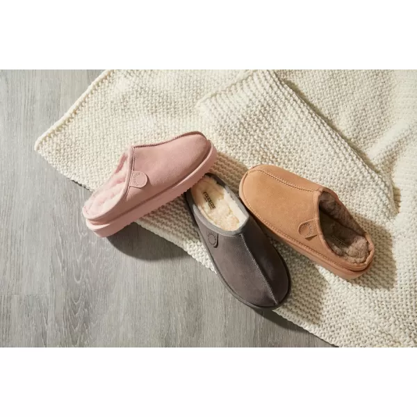 Fireside by Dearfoams Women's Greta Shearling Indoor/Outdoor Clog Slipper