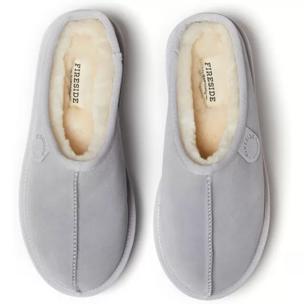 Fireside by Dearfoams Women's Greta Shearling Indoor/Outdoor Clog Slipper