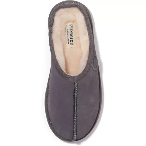 Fireside by Dearfoams Women's Greta Shearling Indoor/Outdoor Clog Slipper